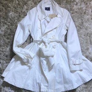 White trench coat